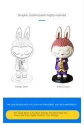 مصمم مخصص Sofubi لعبة الفينيل، OEM الفن لعبة الفينيل شخصية، لعبة مخصصة مصنوعة من PVC لعبة صناعة