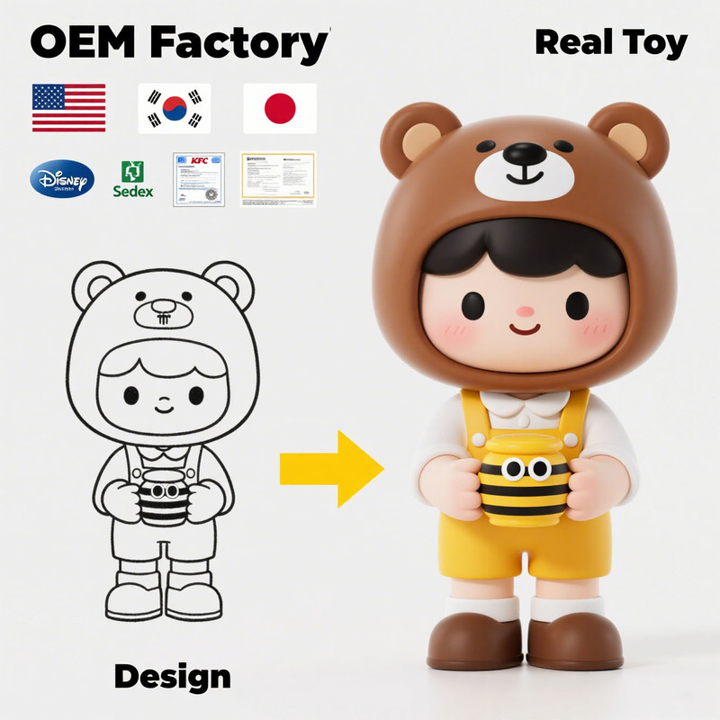 Custom PVC Toy Manufacturer with 20 Years Experience Offering OEM Services and Custom Design Solutions