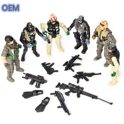 صناعة المعدات الأولية 3D Joy Action Figure Toy Custom Plastic Soldier شخصية شخصية عسكرية شخصية