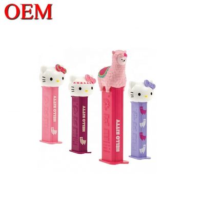 ألعاب الرسوم المتحركة ثلاثية الأبعاد المخصصة Hellokitty منتج الحلويات البلاستيكي